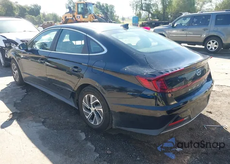 2021 Hyundai Sonata Blue z USA, uszkodzony, nr VIN KMHL24JJ4MA023802